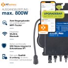 Balkonkraftwerk 600W-800W/850W BF Bluesun Module + 3m Kabel - Mini-PV-Anlage