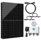 BALKONKRAFTWERK 800W / 880Wp Mini PV-Anlage - FULL BLACK,...