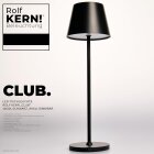 ROLF KERN LED Tischlampe | CLUB 38cm | Aufladbarer Akku...