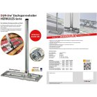 Dachsparrenhalter - DUR-line® Herkules S60-900 - über 1000Nm - Breite: 55 - 90 cm, Masthöhe: 90 cm, Ø: 60 mm, feuerverzinkt, Kabeldurchführung, B-Ware wie NEU