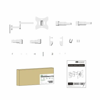 TV-Wandhalterung MCW-C95, Monitor-Halterung, kaltgewalzt neigbar schwenkbar  ausziehbar 32 48 65 Zoll online kaufen bei Netto