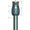 conecto® easyfit F-Stecker für Satanschluss Satkabel Koaxkabel mit Durchmesser 7,2mm bis 7,4mm 50 Stück