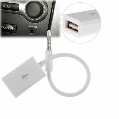 3,5 Mm Stecker AUX Audio Buchse Auf USB 2.0 Typ A Buchse OTG Konverter  Adapterkabel Drahtkabel Stereo Audio Anschluss Von Zlcing, 0,32 €