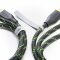 conecto Kabelkanal mit 3M Klebeband selbstklebend selbsthaftend zum Kleben oder Schrauben aus hochwertigem PVC (Länge 100cm, Breite 6cm, Höhe 2cm) weiß + 10er Klettkabelbinder