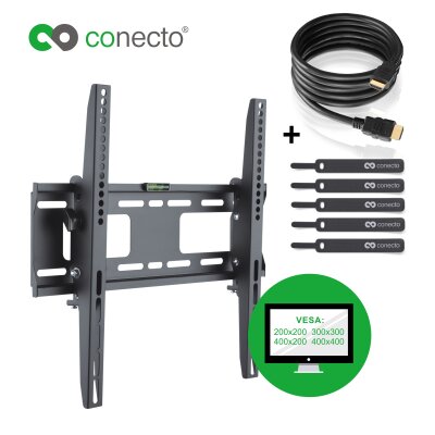 conecto CC50264 Wandhalterung für TV Geräte mit 66-132 cm...