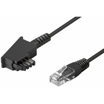 Goobay 51233 TAE-F auf RJ45 für DSL/ADSL/VDSL-Router, 3m Kabel
