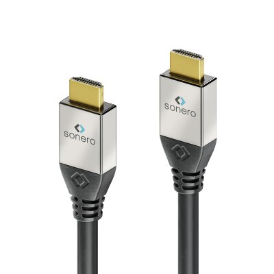 sonero® Premium Aktives High Speed HDMI Kabel mit Ethernet, 20,0m, UltraHD / 4K / 60Hz, 18Gbps, schwarz